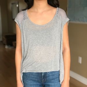 Open back grey Urban Outfitters shirt